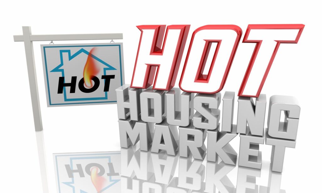 Competitive housing market - Hot Housing Market Home For Sale Sign Houses Buy Sell