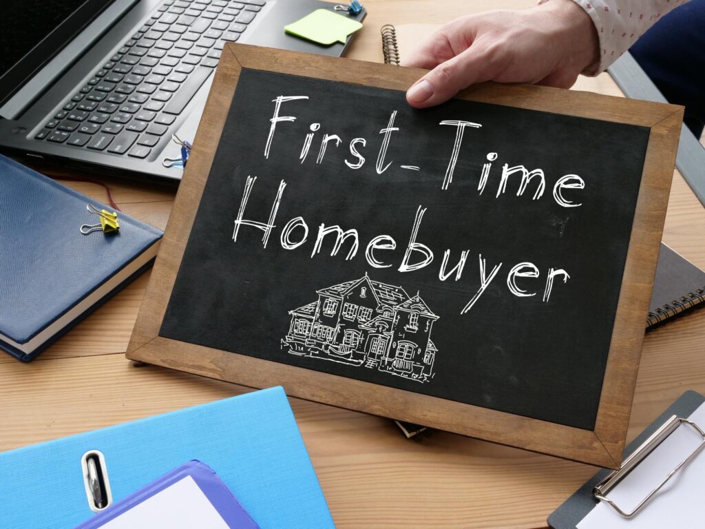 Tips for the First-Time homebuyer. First-Time Homebuyer is shown on the business photo using the text