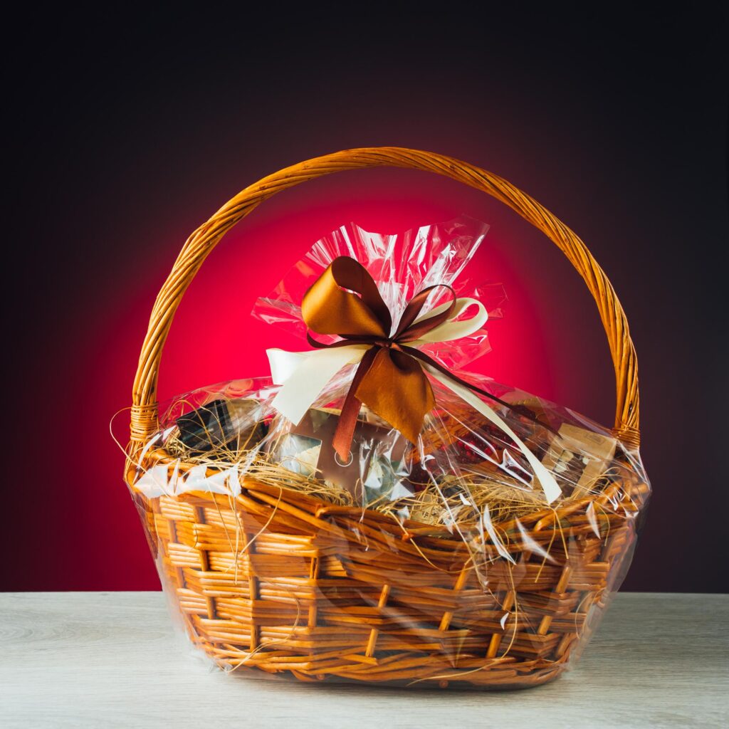 Gift basket for holiday giving