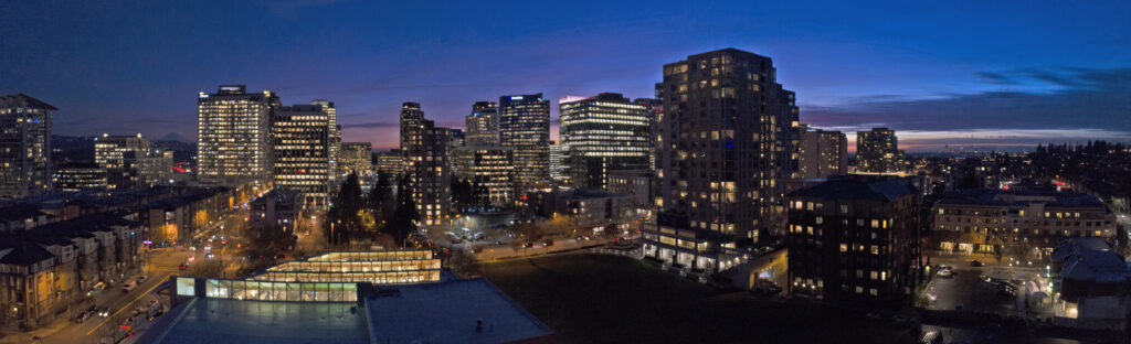 Bellevue Washington skyline