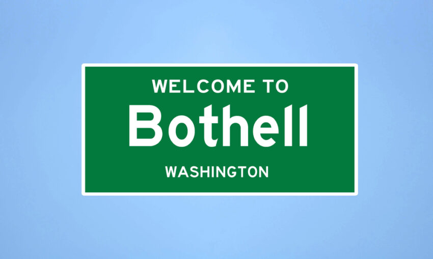 Welcome to Bothell Washington sign